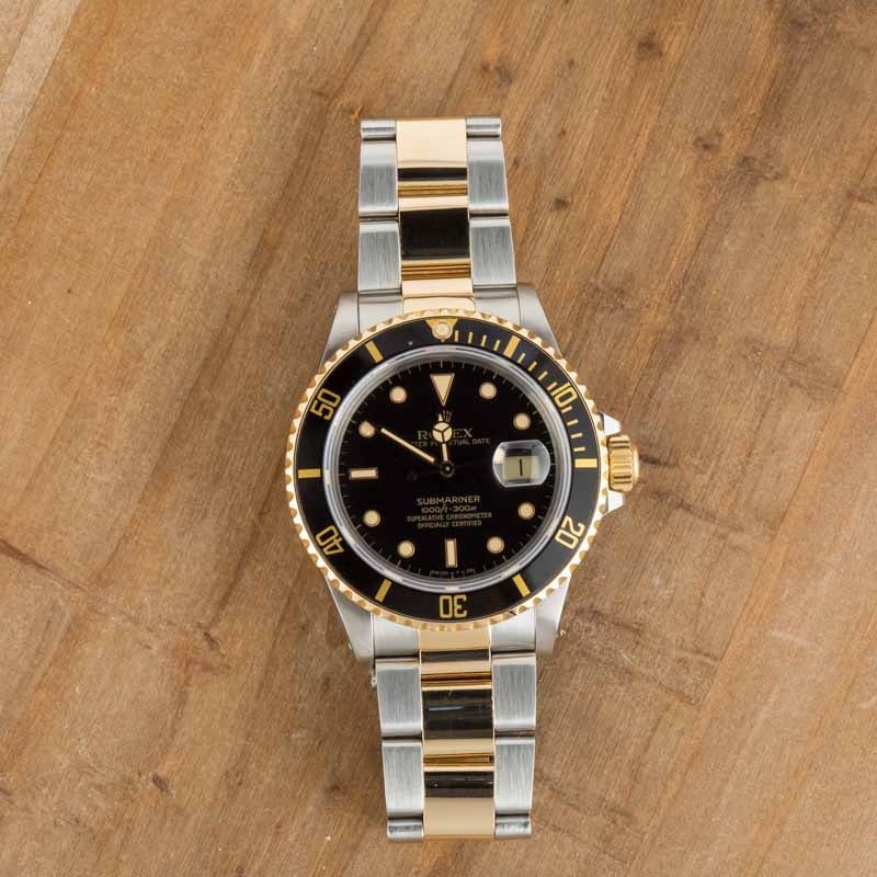 Rolex Submariner 16803 Black Dial