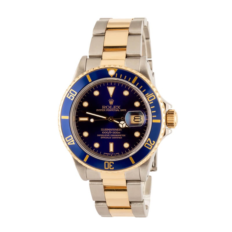 Rolex Submariner 16803 Steel & Gold