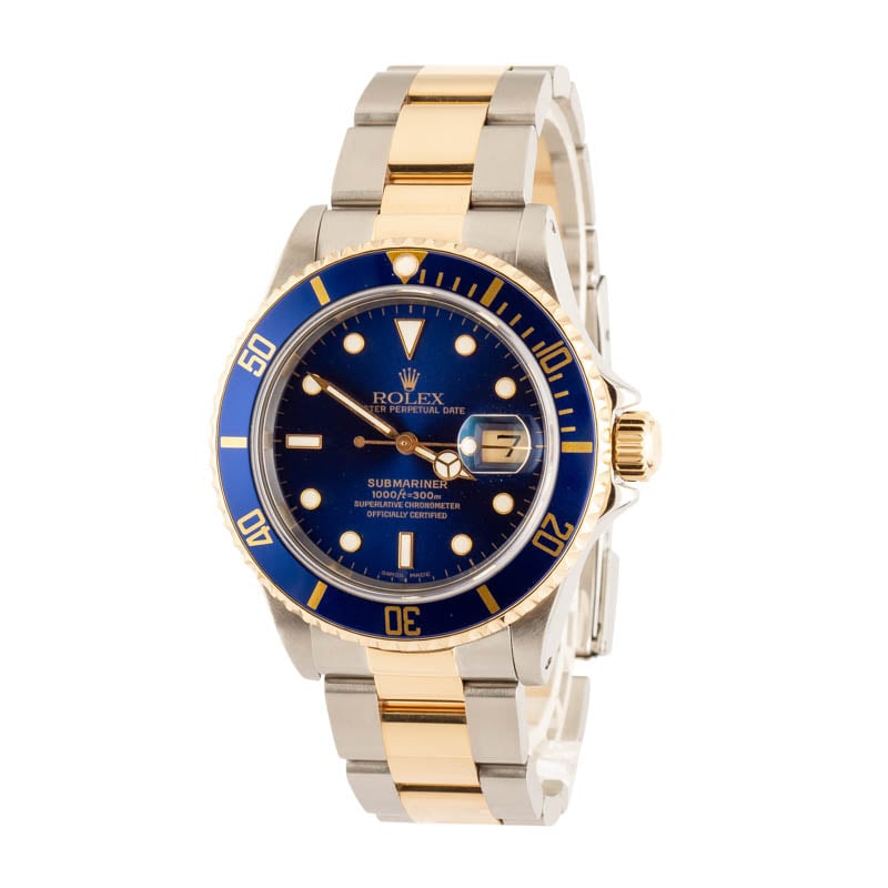 Rolex Submariner 16803 Blue Dial