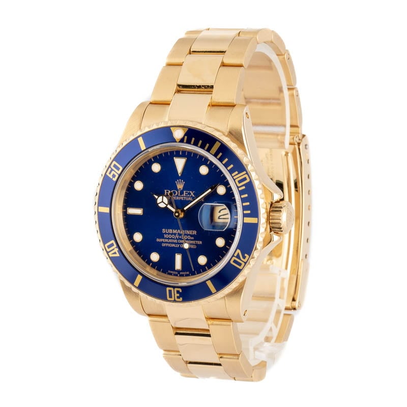 Rolex Submariner 16808 Blue