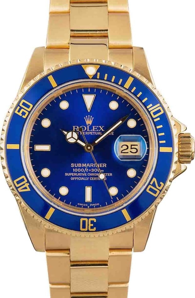 Rolex Submariner 16808 Blue