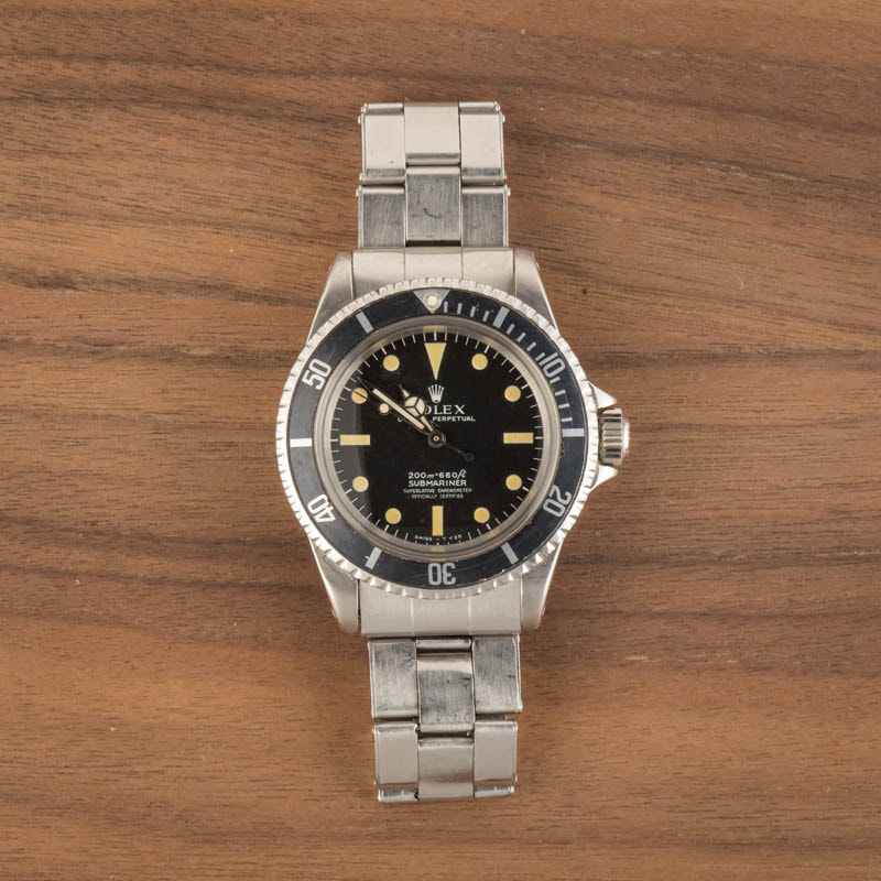 Vintage Rolex Submariner 5512 Stainless Steel