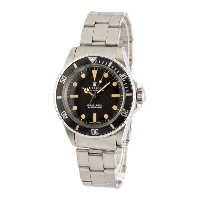 Vintage Rolex Submariner 5513 Non-Serif Dial