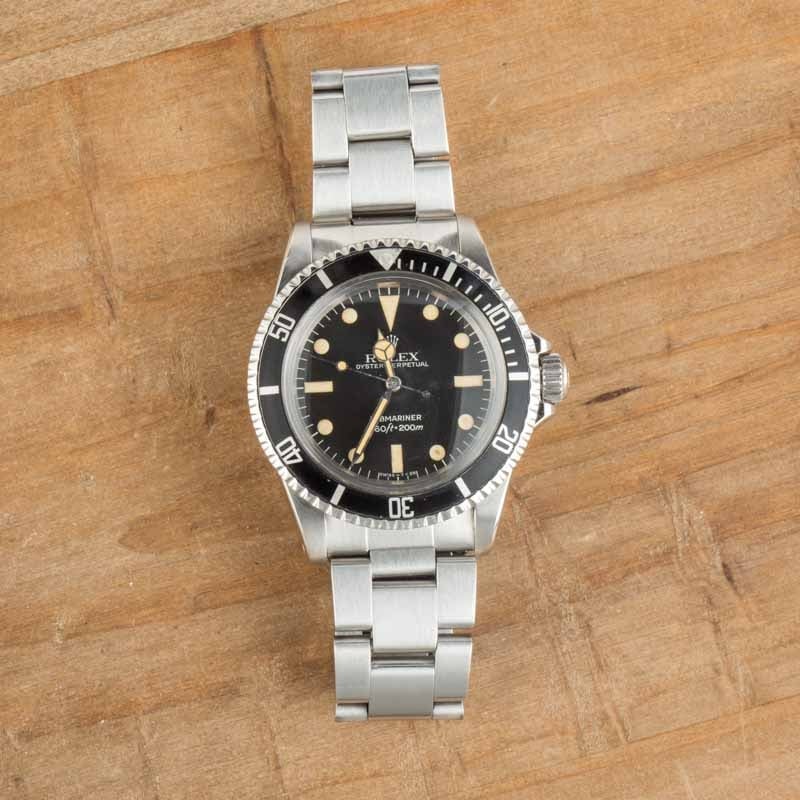 Vintage Rolex Submariner Ref 5513 Steel Oyster Bracelet