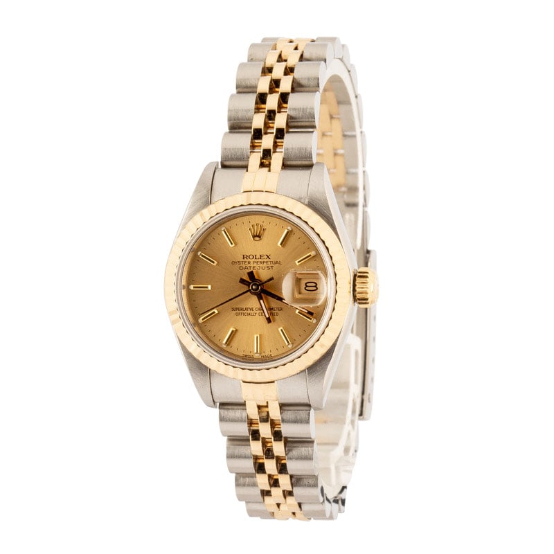 Pre-Owned Rolex Datejust 69173 Champagne