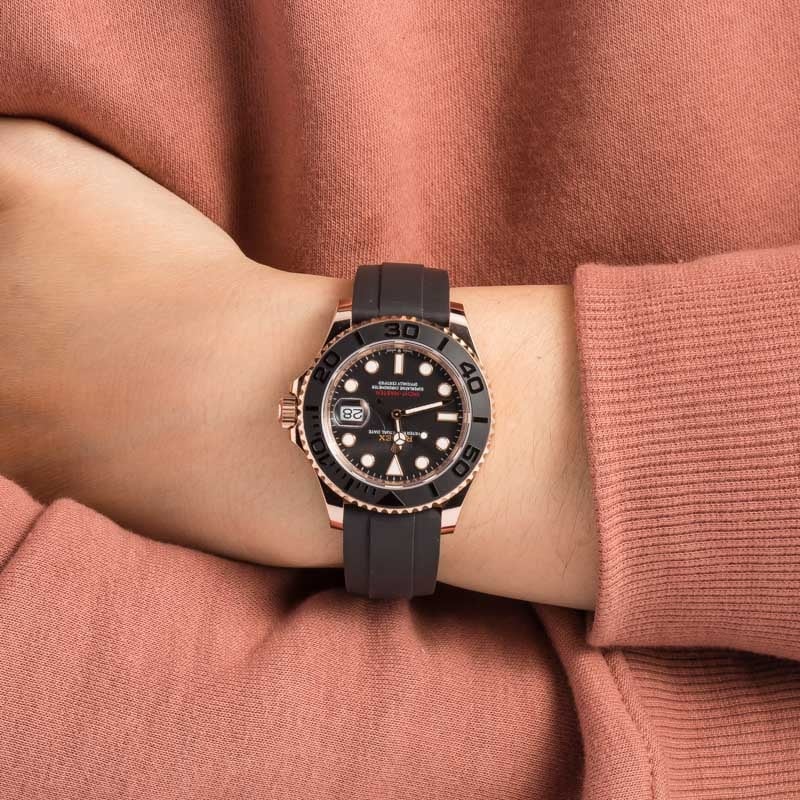Rolex Yacht-Master Ref 126655 18k Everose Gold