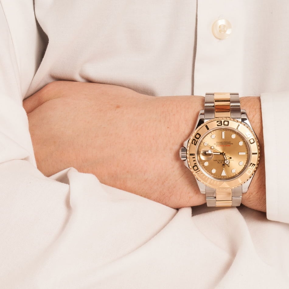 Rolex Yacht-Master 16623 Champagne Dial