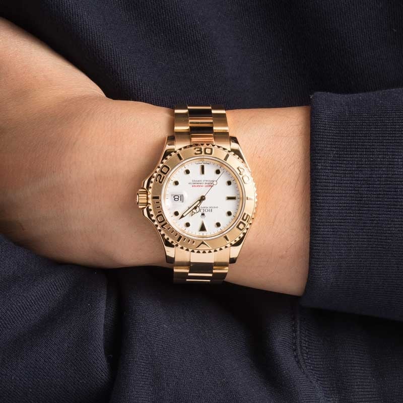 Rolex Yacht-Master 40 ref 16628 White Dial