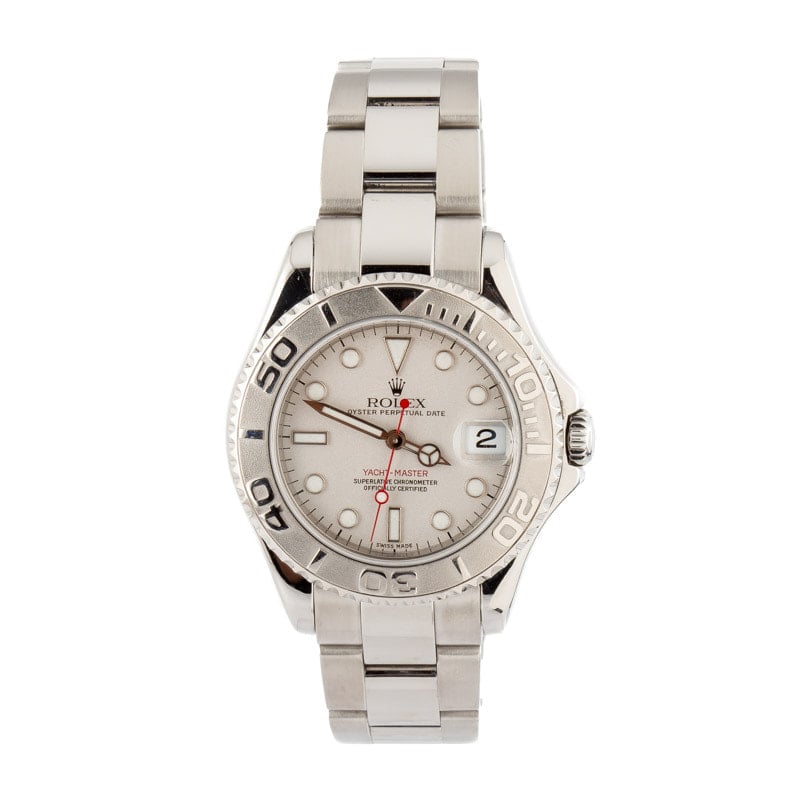 Rolex Yacht-Master ref 168622 Platinum Dial & Bezel