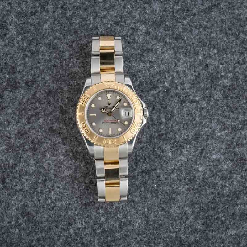 Rolex Yacht-Master 35 Ref 168623 Slate Dial