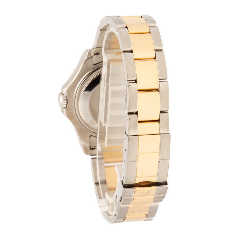 Rolex Yacht-Master 35 Blue Dial 168623 Steel & Gold