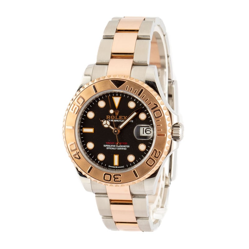 Pre-Owned Rolex Yacht-Master 268621 Steel & Everose Gold