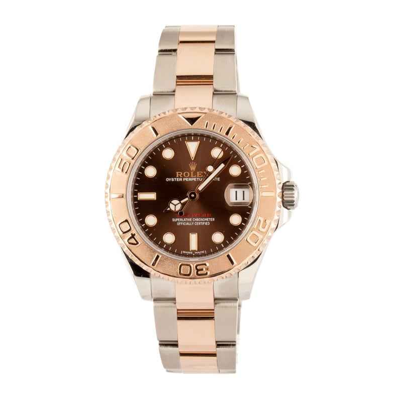 Pre-Owned Rolex Yacht-Master 268621 Brown Dial
