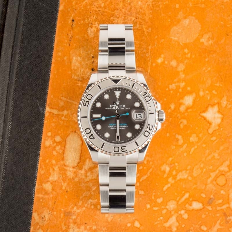 Pre-Owned Rolex Yacht-Master 268622 Slate Dial