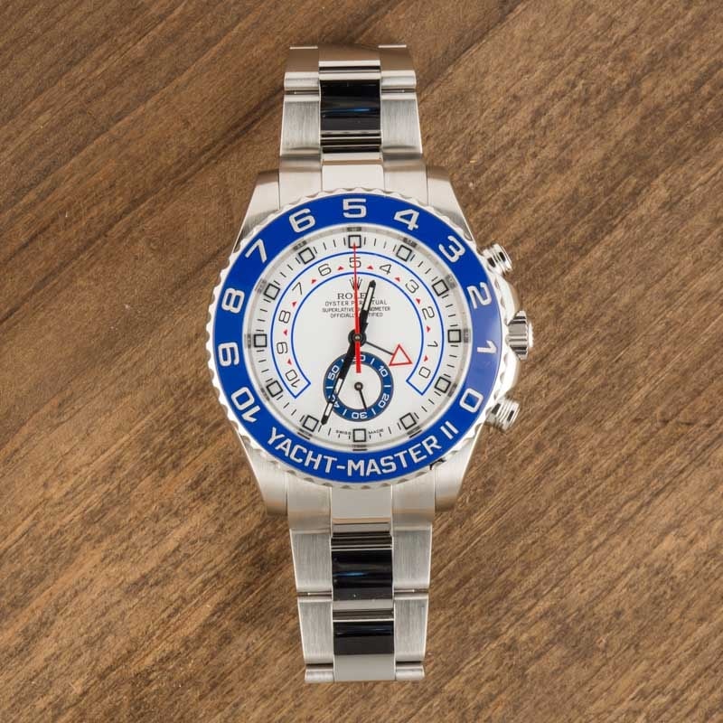Buy Used Rolex Yacht Master II 116680 Bob s Watches Sku 165150