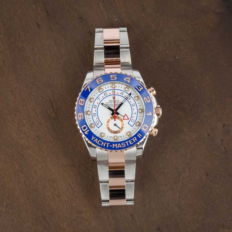 Rolex Yacht-Master II Ref 116681 Steel & 18k Everose Gold