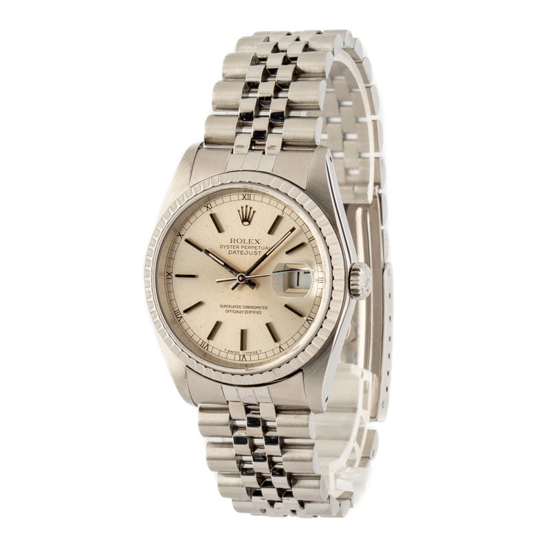 Pre-Owned Rolex Datejust 16220 Jubilee