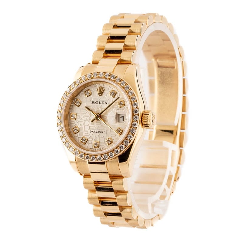 Ladies Rolex President 179138 Diamonds