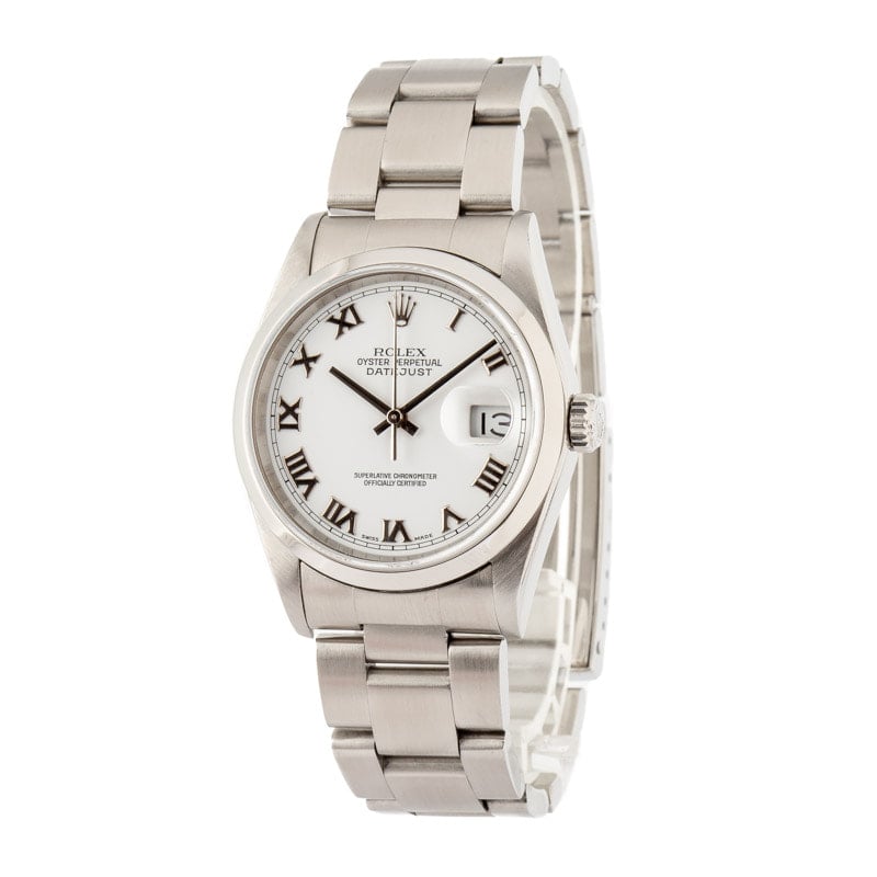 Rolex Datejust 16200 White Dial