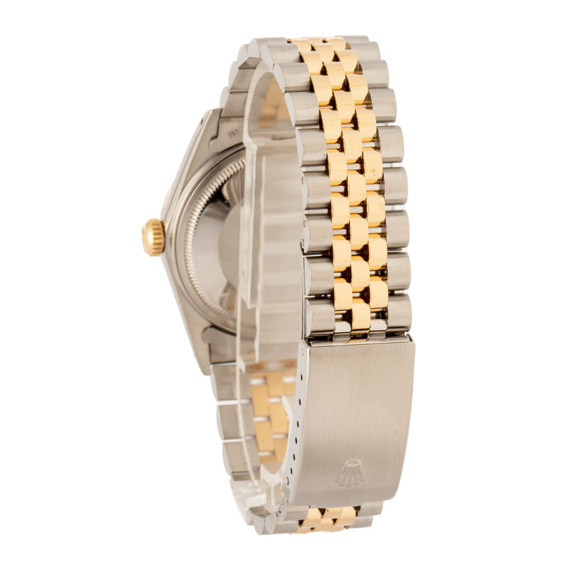 Rolex Datejust 36 Ref 16013 Black Tapestry Dial