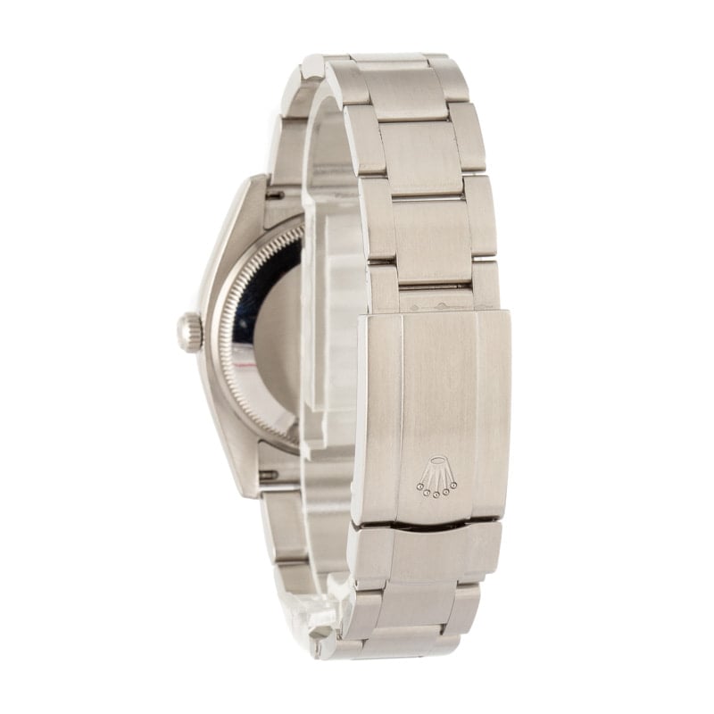 Rolex Oyster Perpetual Ref 114200 Silver Dial