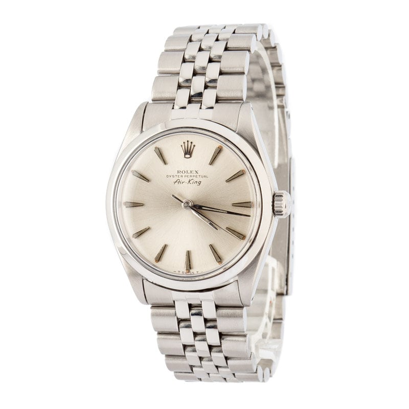 Rolex Air-King 5500 Silver Dial