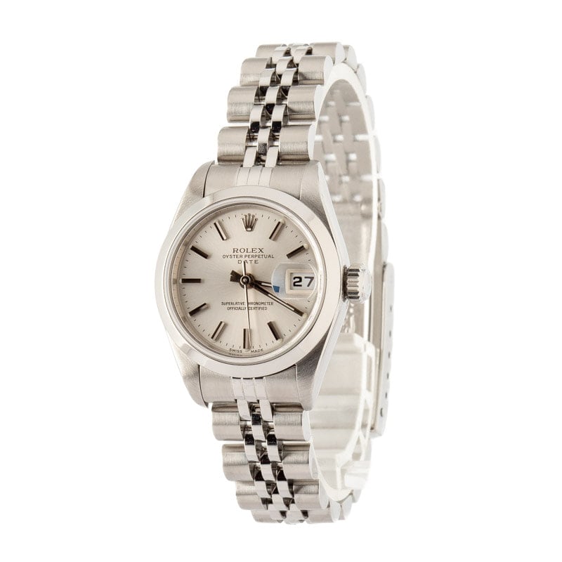 Lady Rolex Date 69160 Silver Dial