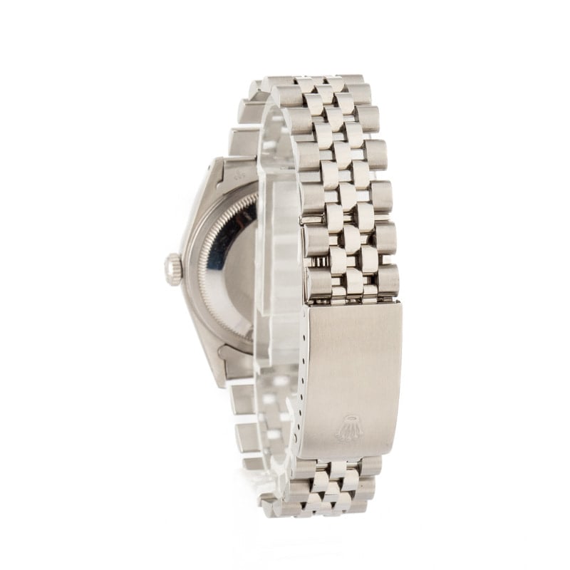 Pre-owned Rolex Datejust 36 Ref 16234 Silver Dial