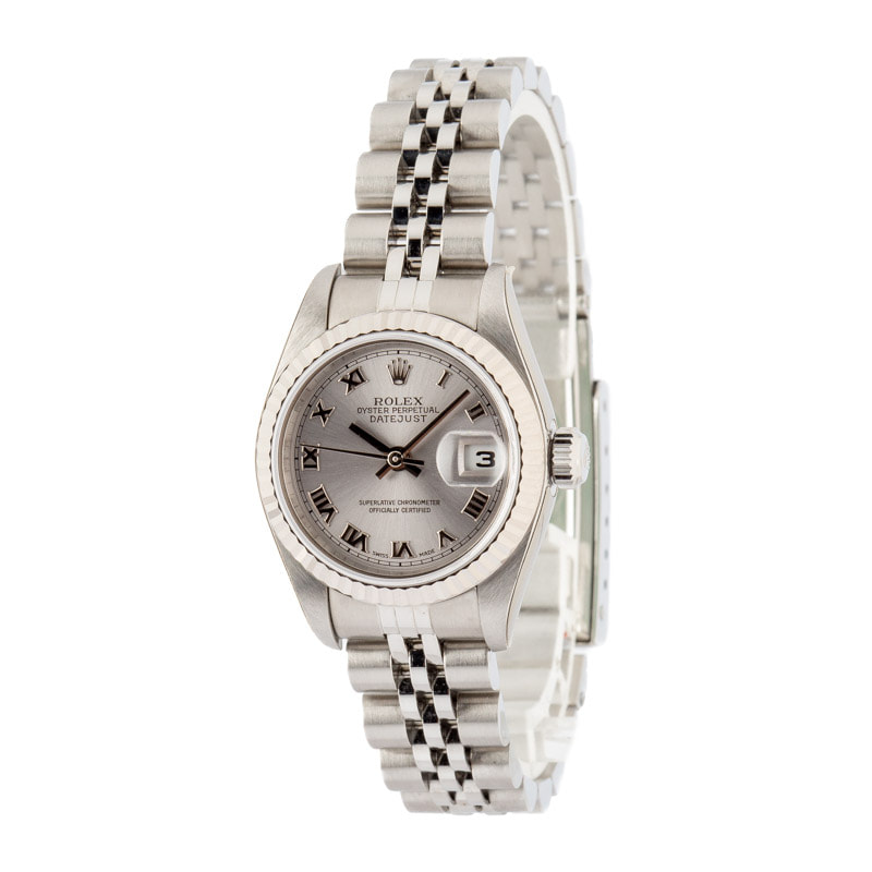 Ladies Rolex Datejust 79174 Silver Roman Dial