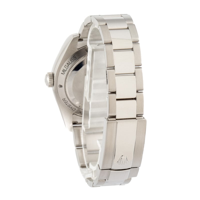 Rolex Milgauss Ref 116400GV Green Crystal