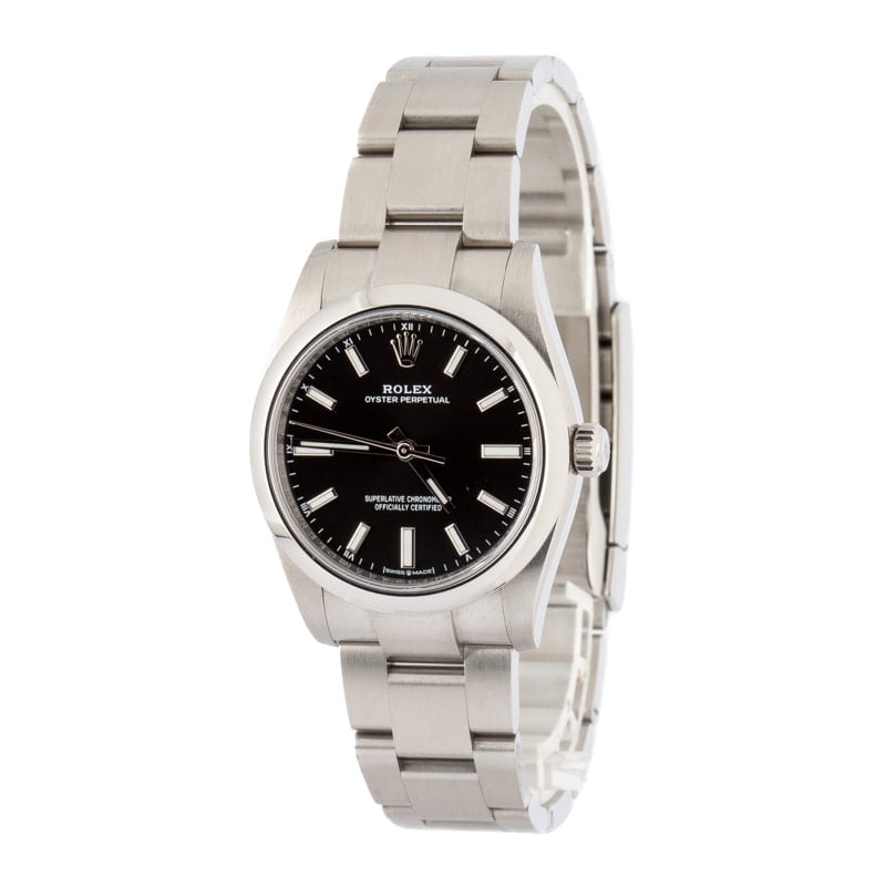Rolex Oyster Perpetual 34 124200 Black Dial