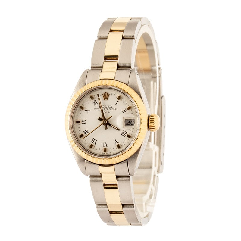 Rolex Date Ref 6916 White Dial