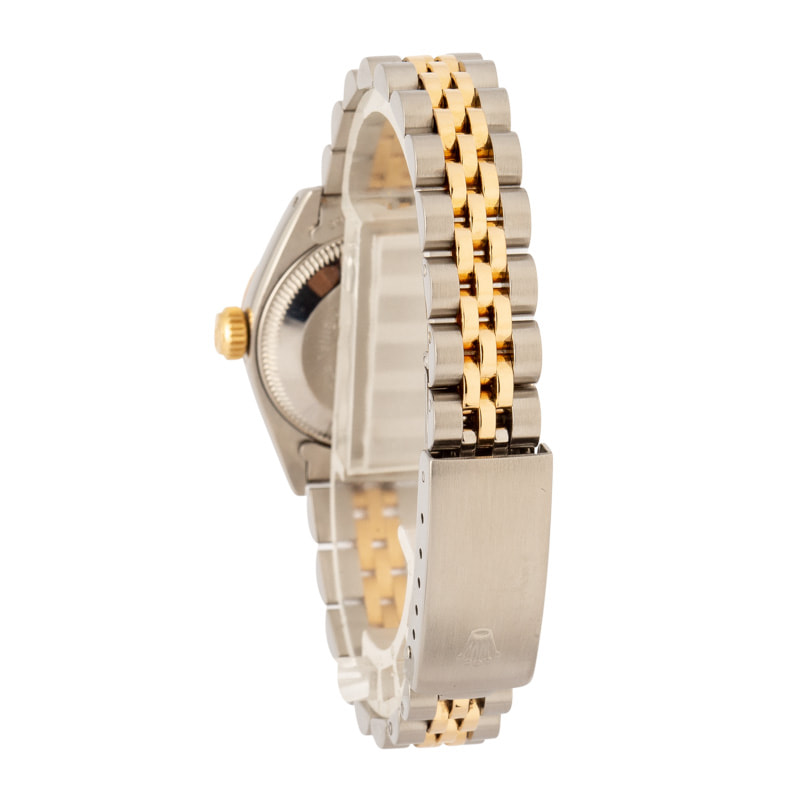 Ladies Rolex Date ref 6917 Champagne Index Dial