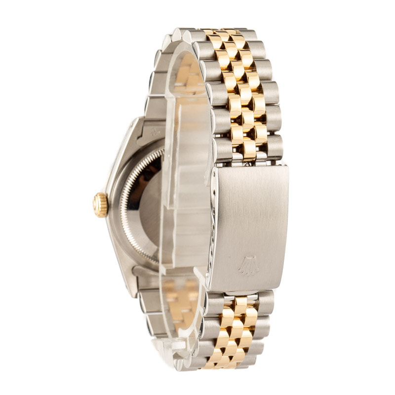 Rolex Datejust 16233 Black Tapestry