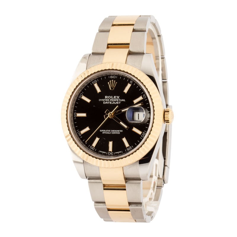 Rolex Datejust 41 Ref 126333 Black Dial
