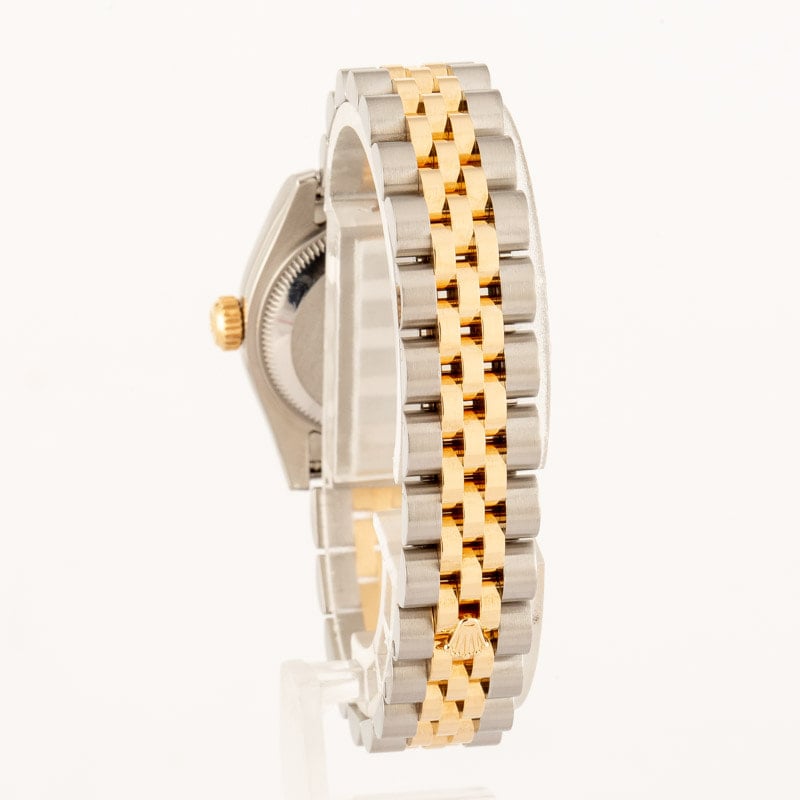 Ladies Rolex Datejust Ref 179173 Champagne Diamond Dial