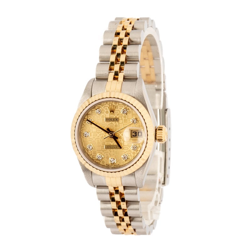 Ladies Rolex Datejust Ref 79173 Jubilee Diamond Dial