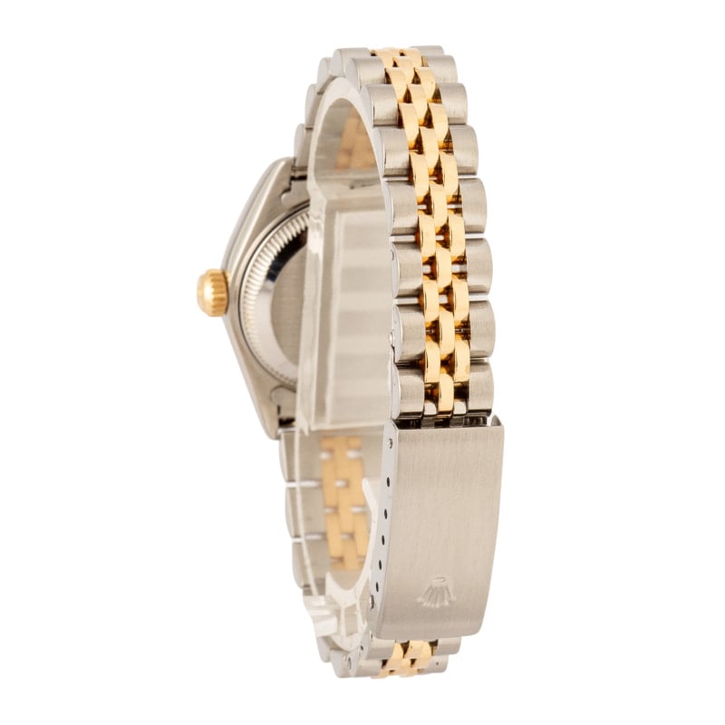 Lady Rolex Datejust Two Tone 79173 Champagne Diamond Dial