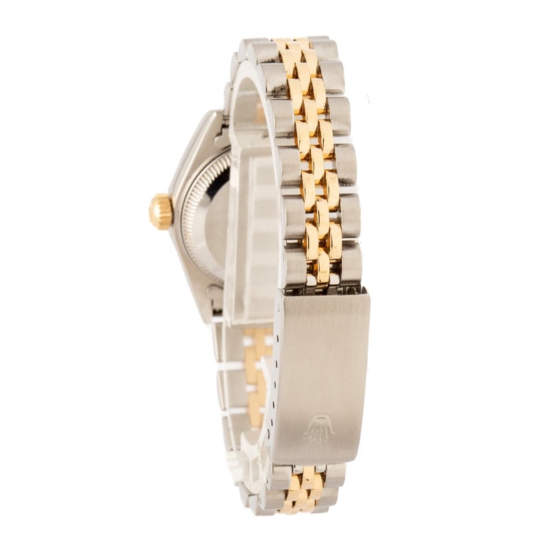 Lady Rolex Datejust 79173 Champagne Diamond Dial