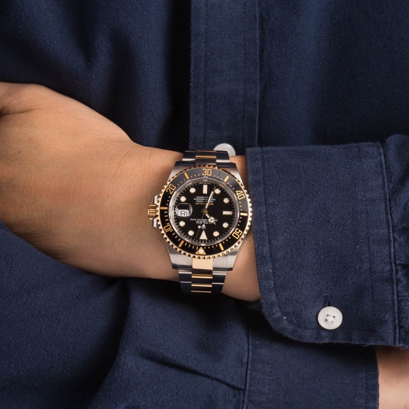 Pre-Owned Rolex Sea-Dweller 126603 Two-Tone