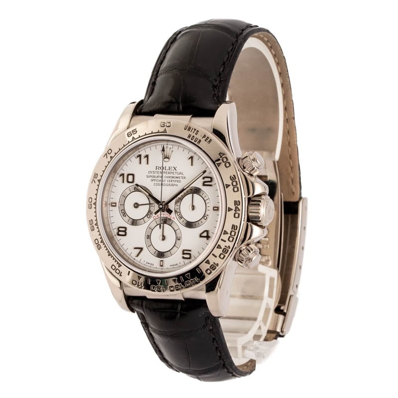 Rolex Daytona 16519 White Arabic Dial