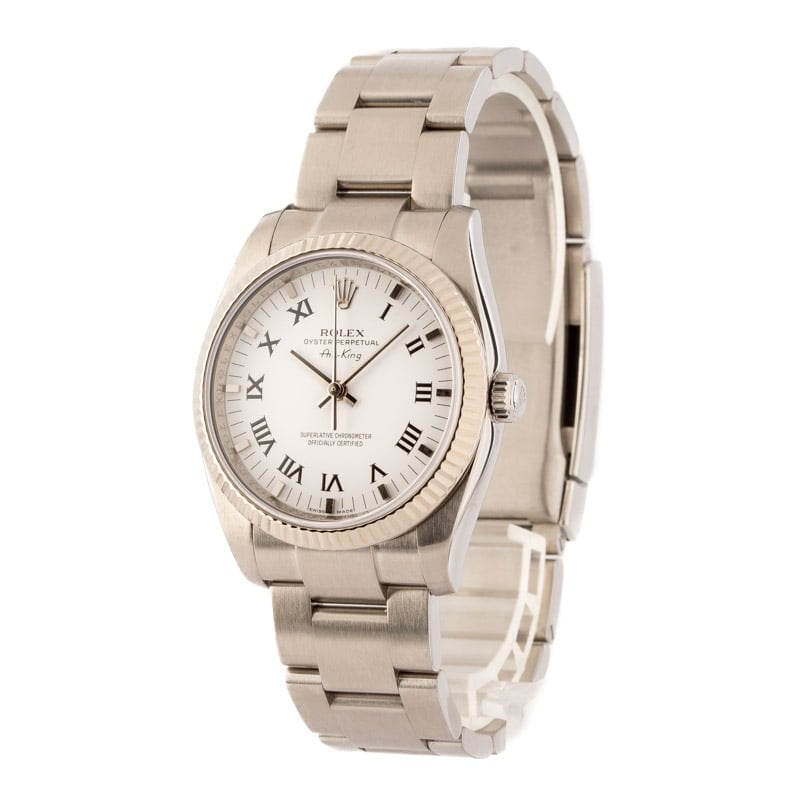 Rolex Air-King 114234 White Gold