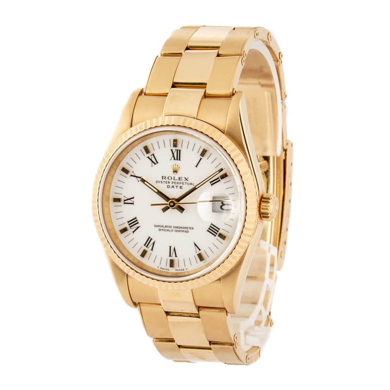 Rolex Date Gold 15238