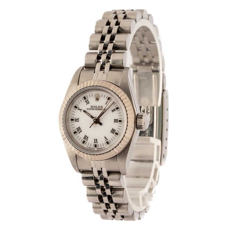 Ladies Rolex Oyster Perpetual 67194 Stainless Steel