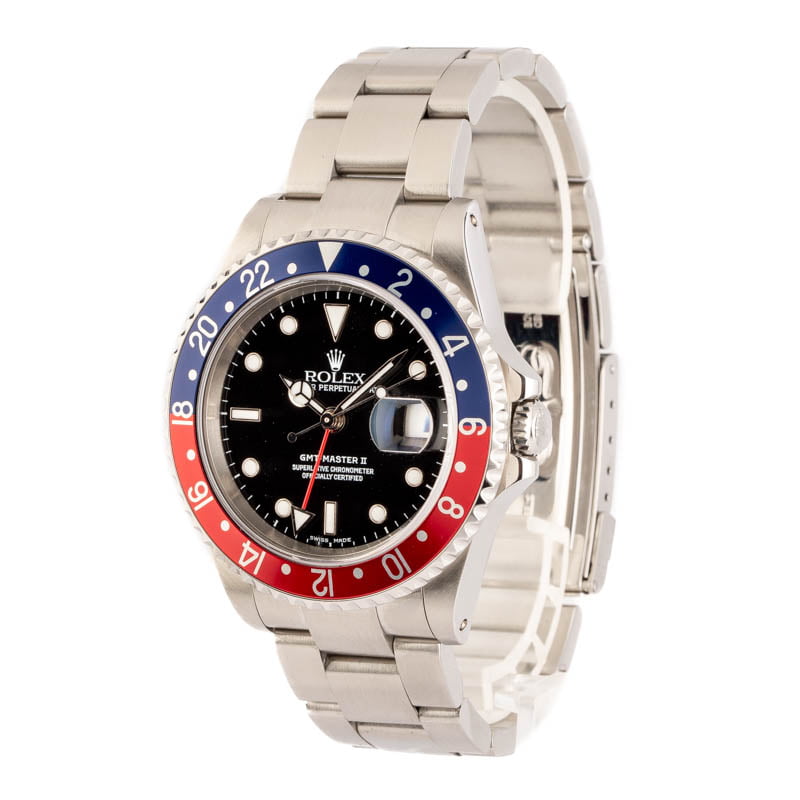 Rolex GMT II 16710 Blue & Red Pepsi