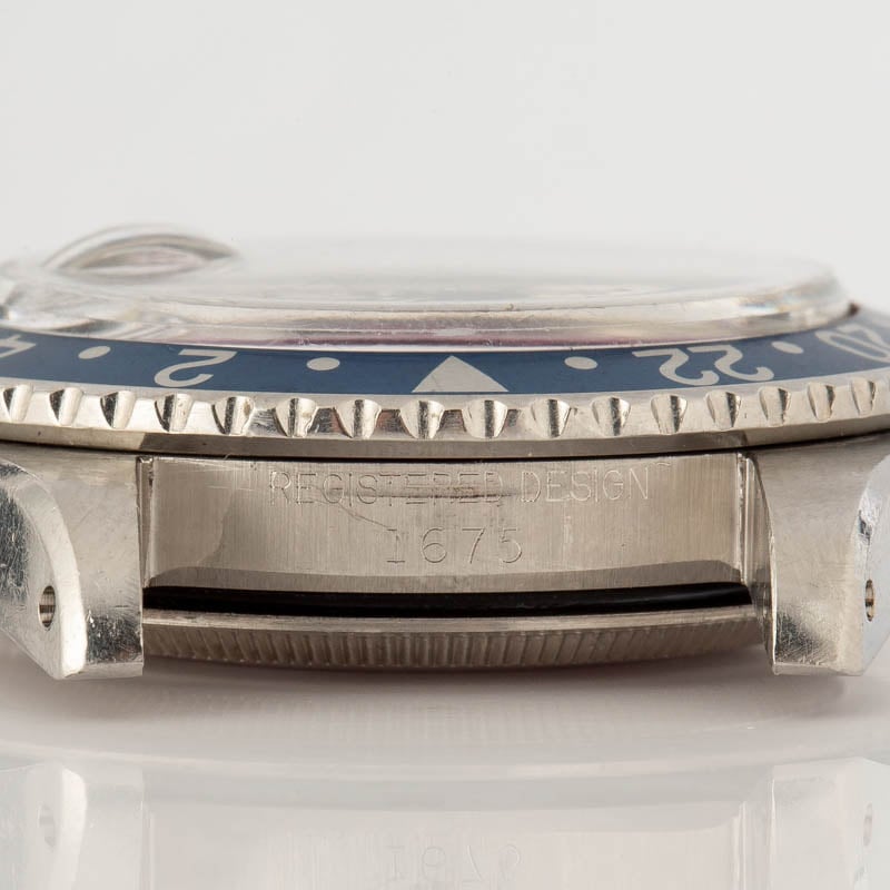 Vintage 1967 Rolex GMT-Master 1675 Fuchsia Bezel Insert