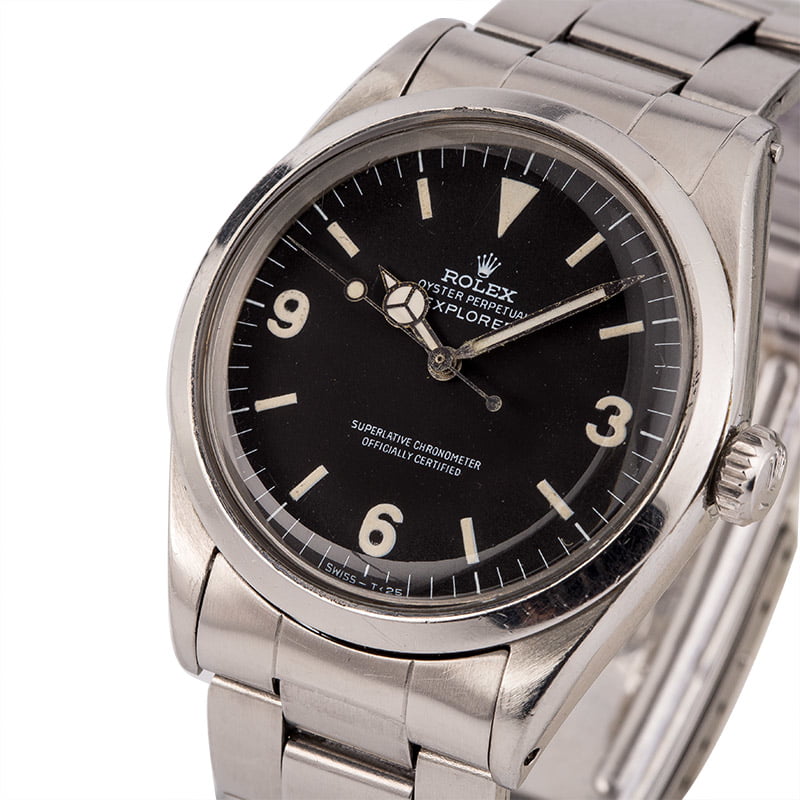 Vintage 1969 Rolex Explorer 1016 'Frog Foot' Dial