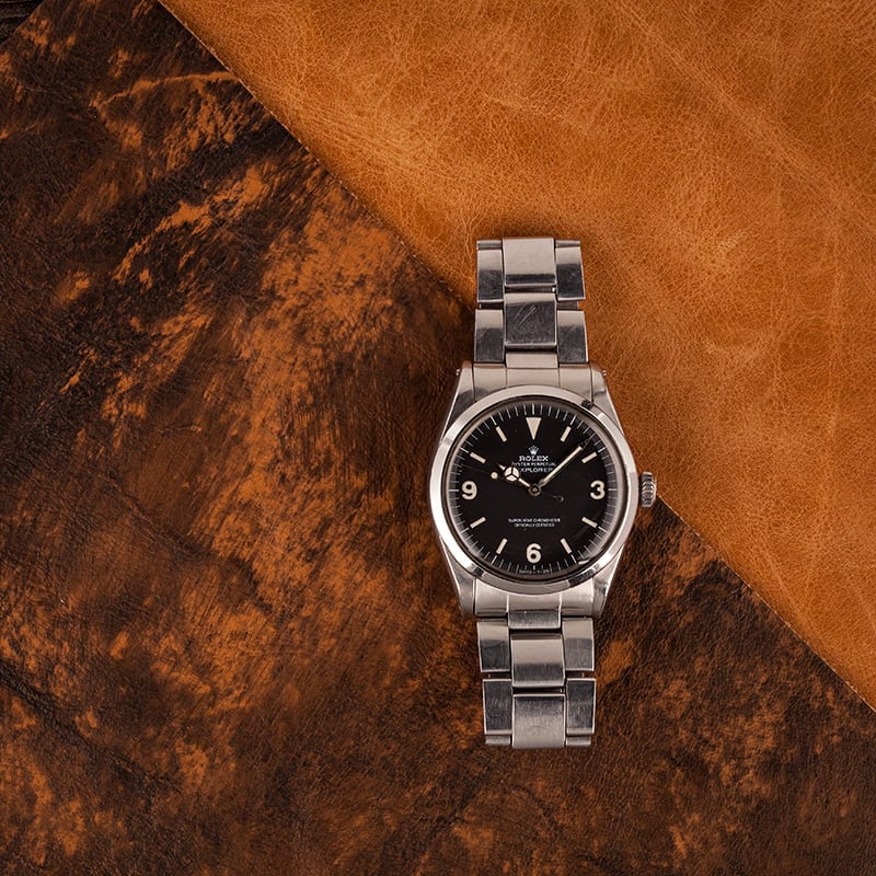 Vintage 1969 Rolex Explorer 1016 'Frog Foot' Dial