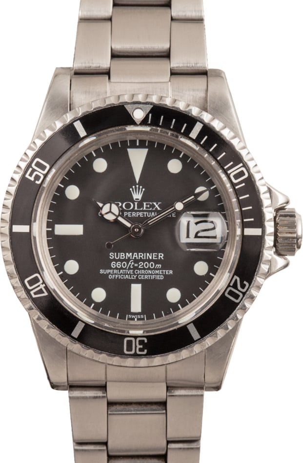 Vintage 1979 Rolex Submariner 1680 Feet First