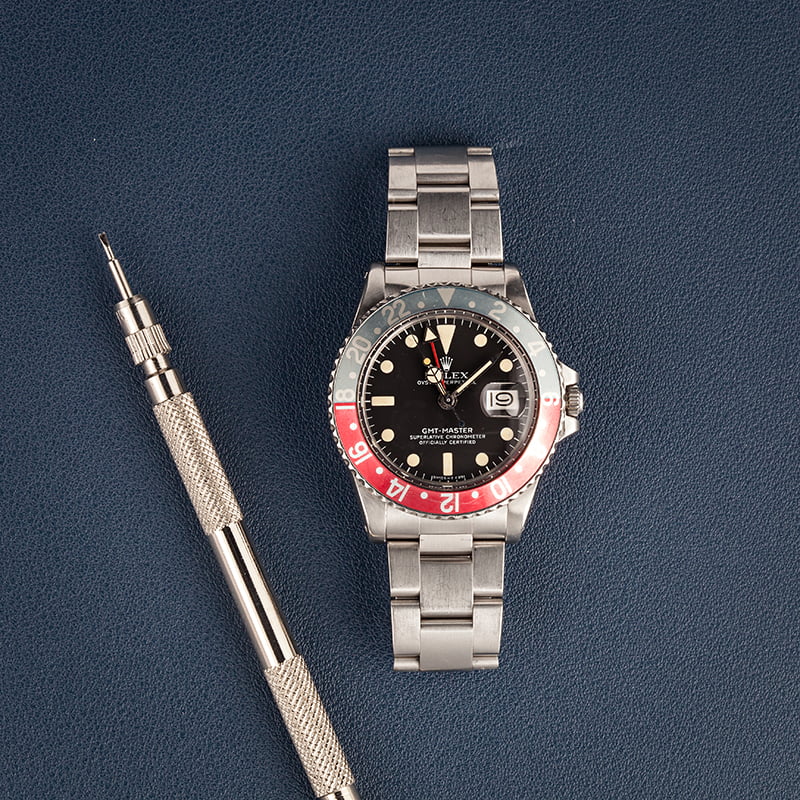 Vintage 1979 Rolex Pepsi GMT-Master 1675